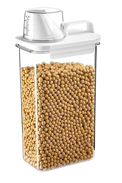 GRİMOR Life 2 Pieces Leak Proof Storage Food Pulses Storage Container - Tea Coffee Storage Box 1800 ml 2300 ml