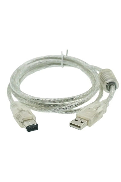 BSN 1.5m USB-1394 6pin 1.5M Firewire IEEE 1394 6 Pin Male To USB 2.0 4pin Male Adaptor Convertor Data Ca