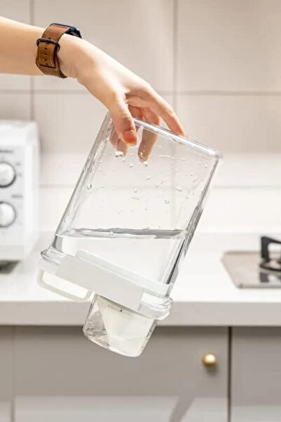 grimorlife 1 Piece Leak Proof Storage Food Pulses Storage Container - Tea Coffee Storage Box 2300 ml