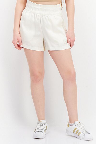 Puma Women Sportswear Fit Embroidered Logo Pull-on Shorts, Off White