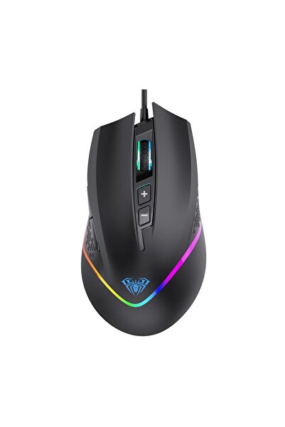Aula F805 6400dpı Rgb 7 Tuşlu Makro Optik Gaming Oyuncu Mouse