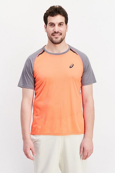 Asics Men Sportswear Fit Short Sleeves Running T-shirt, Coral