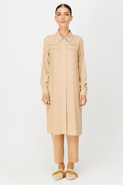 Esswaap Φυσικό ύφασμα Cool Holding Tunic Mink