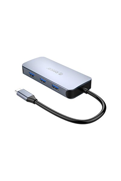 Orico Type-c To 3*usb 3.0 4k Hdmı Gigabit Ethernet Pd Çoklayıcı Dönüştürücü Hub