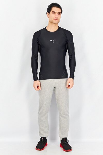 Puma Men Sportswear Fit Brand Logo Training T-Shirt, Black