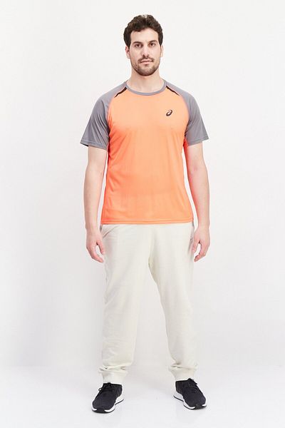 Asics Men Sportswear Fit Short Sleeves Running T-shirt, Coral
