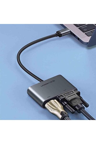 Ugreen Type-c Hdmı Vga Dönüştürücü Adaptör