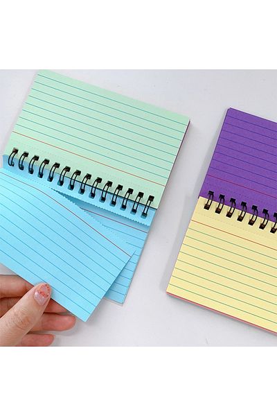 Choice دفتر ملاحظات عشوائي بخط أفقي مكون من قطعة واحدة، دفتر ملاحظات قابل للتمزيق، دفتر ملاحظات Cuaderno، لوازم مكتبية