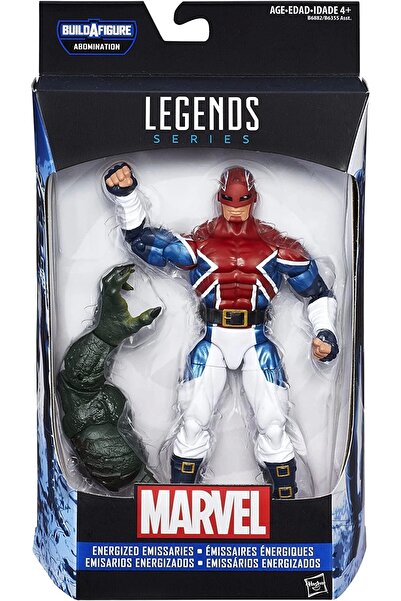 Hasbro Marvel 6-Inch Legends Series Energized Emissaries: Captain Britain 15 cm