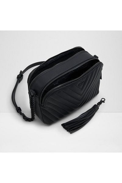 Aldo Women's Black Cross Body Bag With Single Compartment