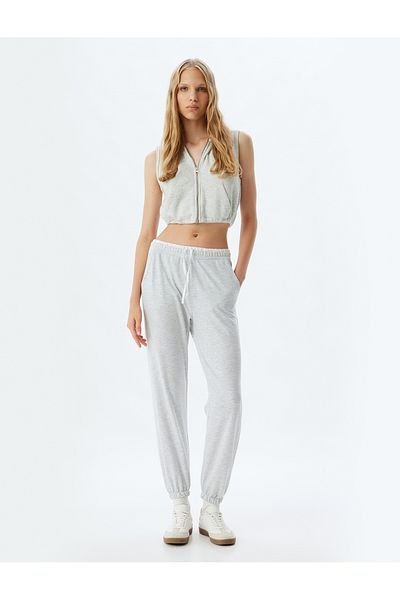 Koton ComfortableJoggerSweatpants - Double Waist, Laces and Pockets