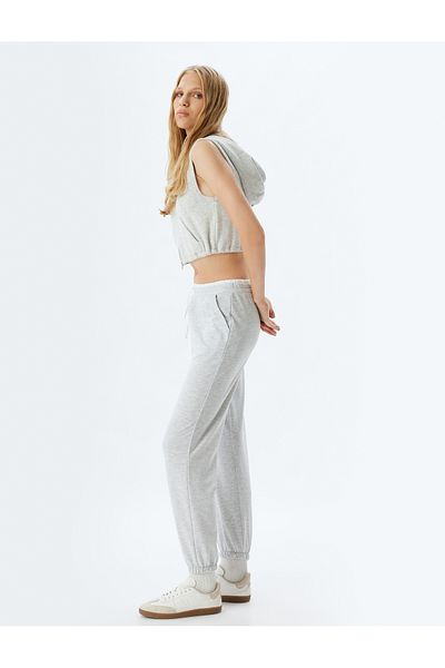 Koton ComfortableJoggerSweatpants - Double Waist, Laces and Pockets