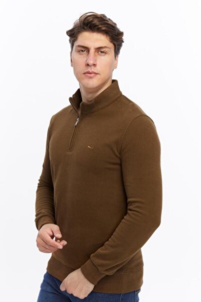 Rey Polo Judge Collar Zippered Thessaloniki Sweater
