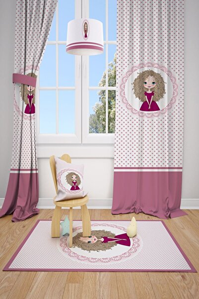 MEKTA HOME Fundal roz pentru camera fetitelor si bebelusului 2 aripi Mkt-166