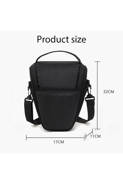 XMSJ Black Nylon Triangle Black Camera Bag Waterproof Shoulder Camera Bag For Canon Nikon Sony Micro Sing