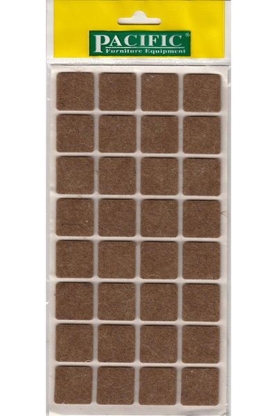 PACIFIC Adhesive Felt 25*25mm Brown