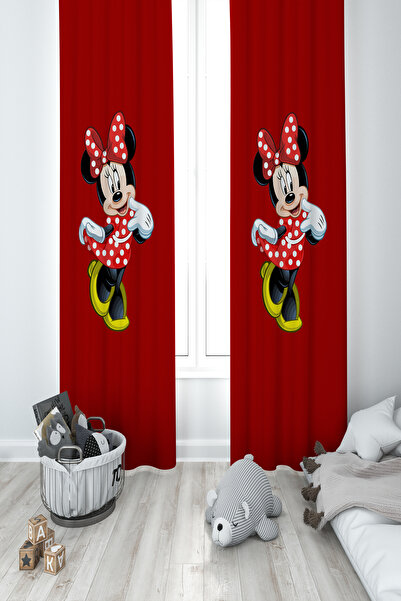 MEKTA HOME CAMERA BEBEUI SI COPIILOR Perdeau de fundal cu 2 aripi cu model Mi...