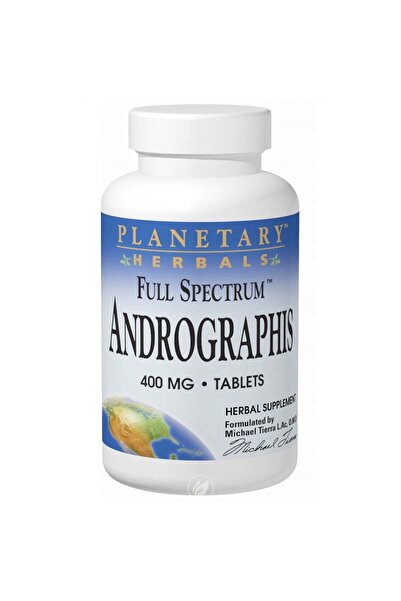 Planetary Herbals أندروجرافيس الطيف الكامل، 400 مجم، 60 قرصًا