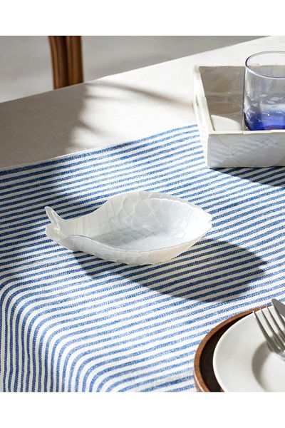 Madame Coco White Small Size Poisson Plate