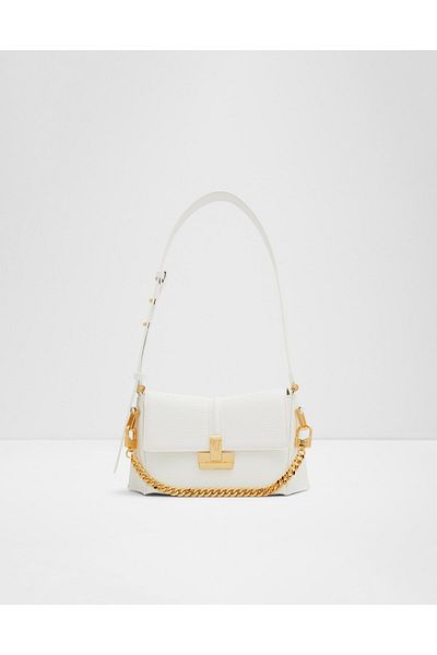 Aldo Women's White Handbag With Single Compartment