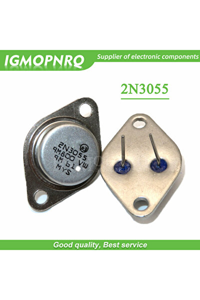 Choice 5 قطع/عبوة من ترانزستورات تضخيم الصوت 2N3055 15A 60V TO-3 NPN AF Amp، صنع في شركة جديدة أصلية