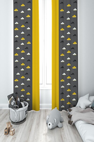 MEKTA HOME Cortina de fundal cu două aripi pentru camera bebelușilor și copii...