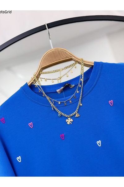 YEDİLALE Small Heart Embroidery Detail Tunic