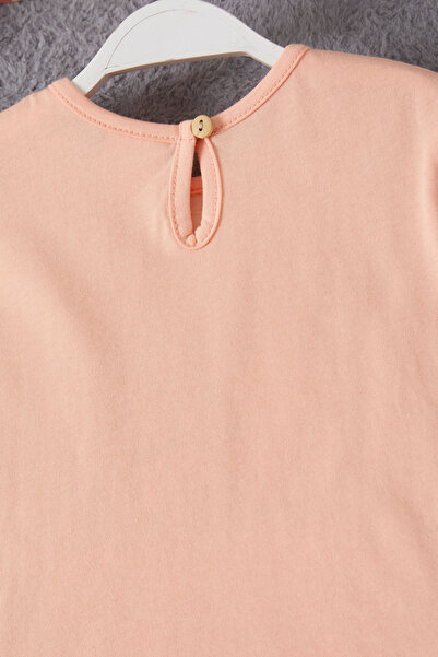 Cansın Mini Fruit Printed Blouse and Shorts Set for Baby Girl 15374