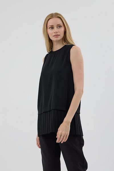 Moodbasic Fusta plisată neagră Modbasic