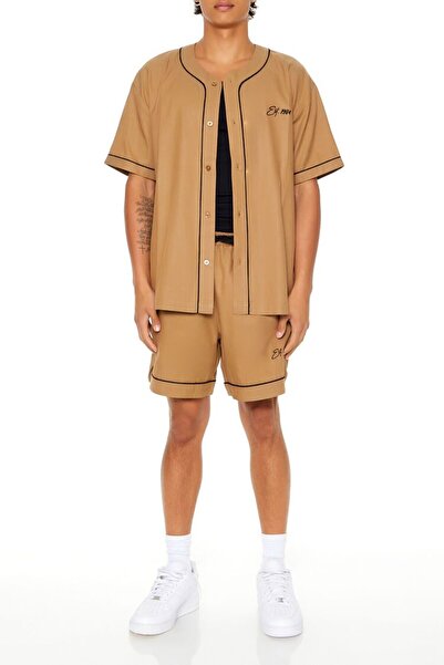 Forever 21 İşlemeli Beyzbol Gömlek