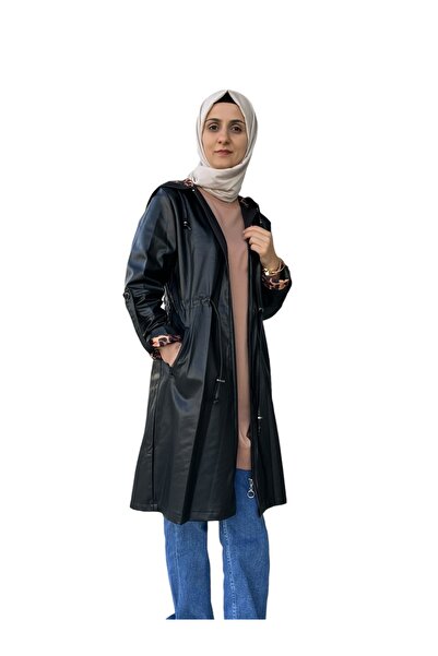 MODA Kadın Cepli deri ceket