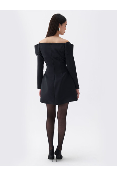 Nocturne Off Shoulder Mini Dress