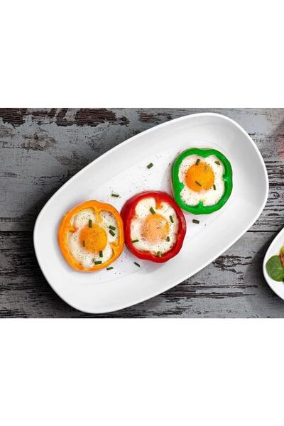 FAYA HOME Tria Unbreakable Melamine Boat 34X20 cm - 6 Pieces