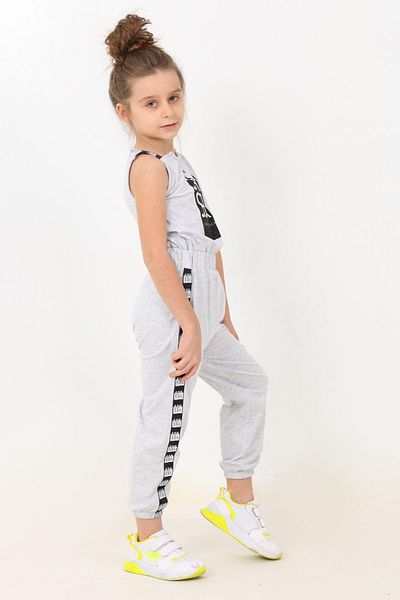 Cansın Mini Детски гащеризон с копчета за момиче 5-12 години 13963
