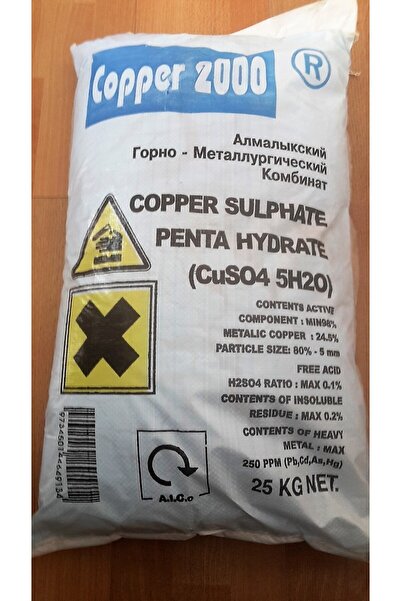 mert ege BAKIR SÜLFAT  PENTAHİDRAT 10 KG - GÖZTAŞI 10 KG