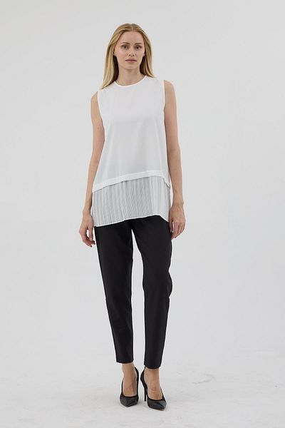 Moodbasic Ecru Modbasic Pleated Skirt Underwear