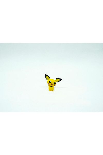 BloomLab Pichu - Pikachu - Raichu Pokemon 3D Model Evolution مجموعة كاملة من 3 قطع