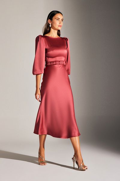BETTY & SAM Heleny speciální design VENICE RED zásnubní šaty