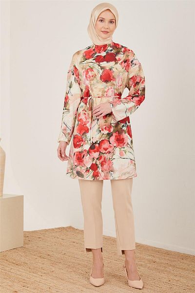 Armine Empirme Tunic 23y4458 Cherry