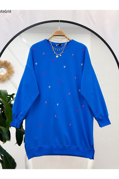 YEDİLALE Small Heart Embroidery Detail Tunic