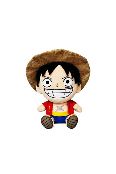 BANDAI 25cm 25CM Luffy B Japanese Anime 25cm One Piece Original Plush Toys CartoonFigure Luffy Chopper Ace