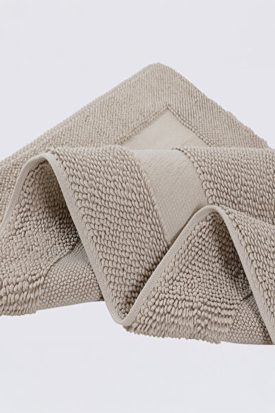 Ecocotton Χαλάκι μπάνιου Kaia Beige 100% οργανικό βαμβάκι 60 x 100 cm