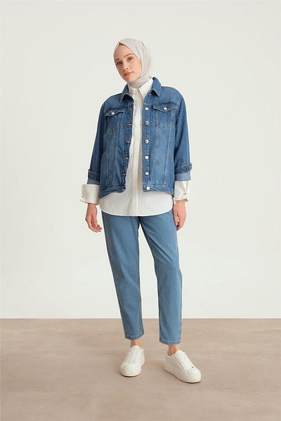 Armine Παντελόνι Indigo Denim - Μοντέλο 24yd3404