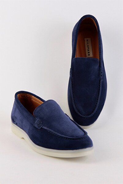 NILUFARR Camelia Синій Натуральний замш Жіноче повсякденне взуття