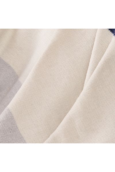 Evidea Soft Carta Jacquard Scotch Tv Blanket - Grey - 130X170 cm
