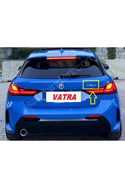EDEXPORT BMW 1 Serisi 116d Sport Uyumlu 116d Bagaj Yazısı