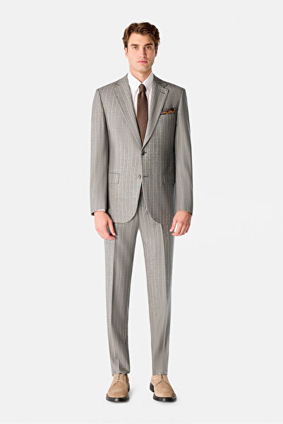 W Collection GRİ DÜĞMELİ TAKIM ELBİSE