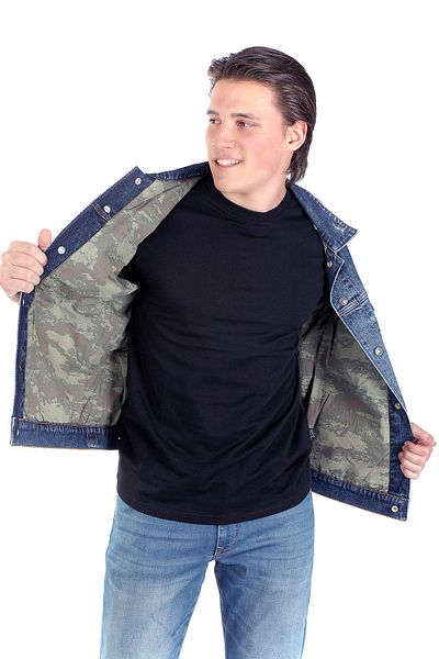 Lee Cooper الرجال سترة الرجال جان سترة