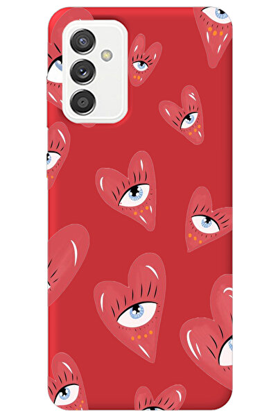 WANNA PROTECT Samsung Galaxy S24 Plus Red Velvet Inside Heart Eye Girl Power Patterned Silicone Phone Case
