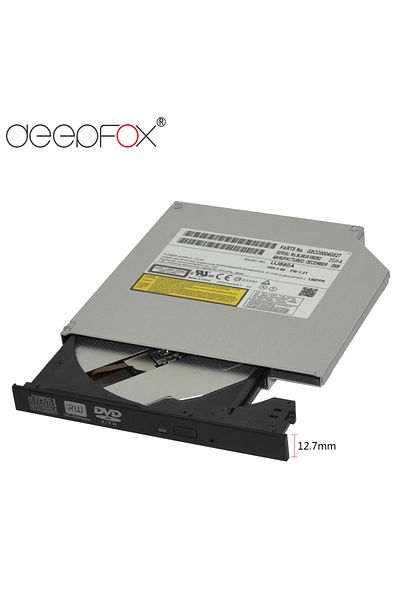 Choice محرك أقراص ضوئية DeepFox 12.7 مم DVD ROM مشغل أقراص مضغوطة/DVD-ROM CD-RW قارئ مسجل محمول رفيع...